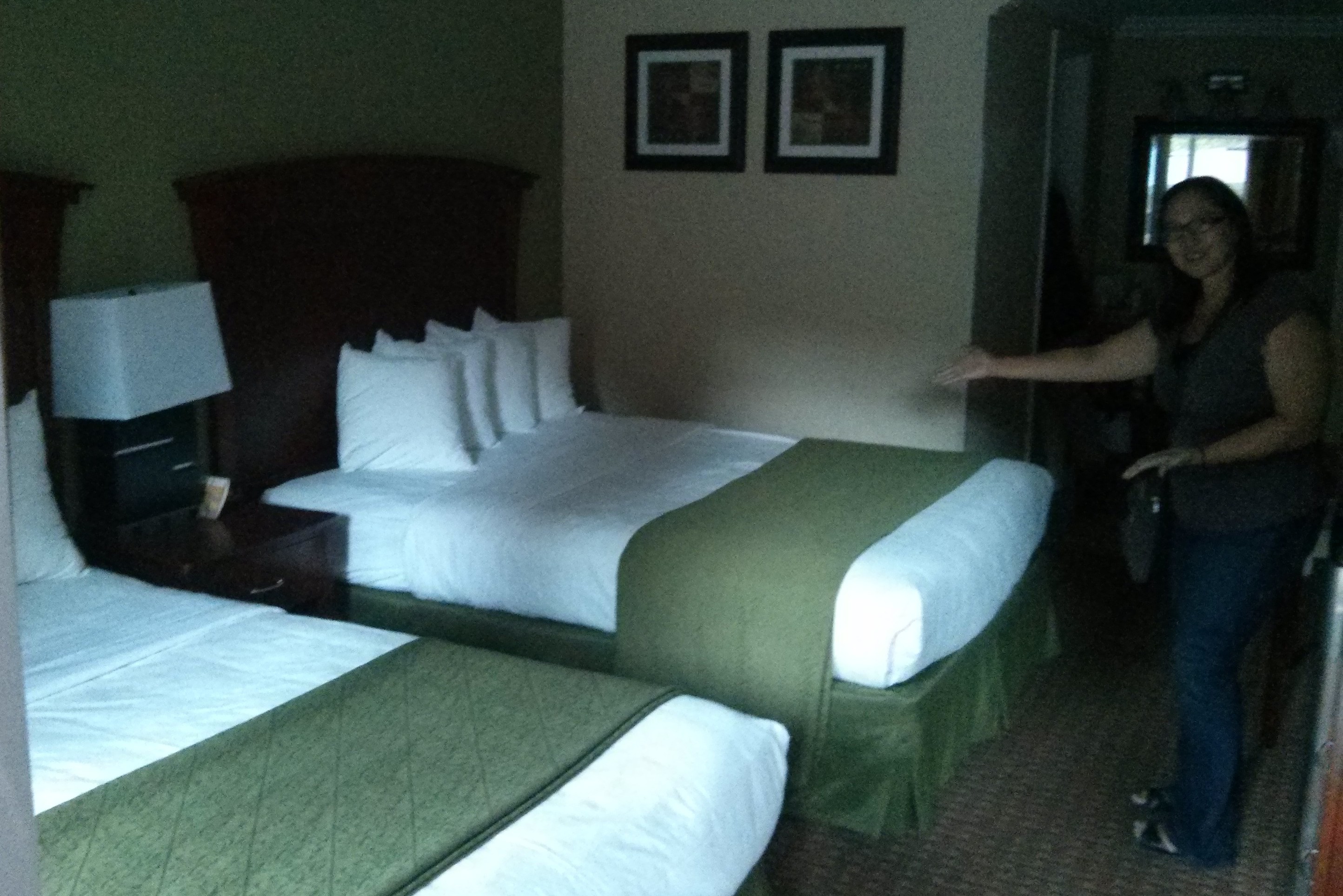 Quality Inn, double queen room